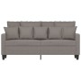 Sofá de 2 plazas de tela gris taupé 140 cm de , Sofás - Ref: Foro24-359274, Precio: 242,34 €, Descuento: %