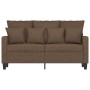 2 seater brown fabric sofa 120 cm by , Sofas - Ref: Foro24-359262, Price: 229,04 €, Discount: %