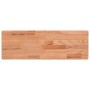 Solid beech wood wall shelf 60x20x1.5 cm by , Shelves and shelves - Ref: Foro24-356022, Price: 21,04 €, Discount: %