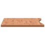 Solid beech wood desk board 110x(55-60)x2.5 cm by , Desk accessories and products - Ref: Foro24-356057, Price: 58,89 €, Disco...