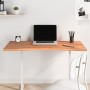 Solid beech wood desk board 110x(50-55)x2.5 cm by , Desk accessories and products - Ref: Foro24-356055, Price: 51,30 €, Disco...