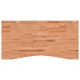 Solid beech wood desk board 110x(50-55)x2.5 cm by , Desk accessories and products - Ref: Foro24-356055, Price: 51,30 €, Disco...