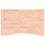 Tablero de escritorio madera maciza de haya 100x(55-60)x2,5 cm de , Accesorios y productos para escritorios - Ref: Foro24-356...