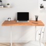 Solid beech wood desk board 110x(50-55)x4 cm by , Desk accessories and products - Ref: Foro24-356060, Price: 77,52 €, Discoun...