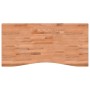 Tablero de escritorio madera maciza de haya 110x(50-55)x4 cm de , Accesorios y productos para escritorios - Ref: Foro24-35606...