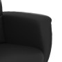 Sillón reclinable con reposapiés cuero sintético negro de , Sillones - Ref: Foro24-356592, Precio: 139,82 €, Descuento: %