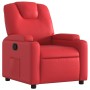 Sillón reclinable de cuero sintético rojo de , Sillones - Ref: Foro24-372394, Precio: 212,92 €, Descuento: %