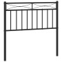 Cabecero de metal negro 90 cm de , Cabeceros y pies de cama - Ref: Foro24-373719, Precio: 32,84 €, Descuento: %