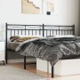 Cabecero de metal negro 180 cm de , Cabeceros y pies de cama - Ref: Foro24-373727, Precio: 33,17 €, Descuento: %