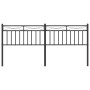 Cabecero de metal negro 180 cm de , Cabeceros y pies de cama - Ref: Foro24-373727, Precio: 33,17 €, Descuento: %