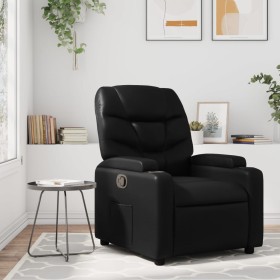 Black Faux Leather Recliner by , Armchairs - Ref: Foro24-372465, Price: 238,22 €, Discount: %