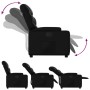 Sillón reclinable de cuero sintético negro de , Sillones - Ref: Foro24-372465, Precio: 242,21 €, Descuento: %