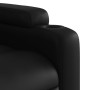 Sillón reclinable de cuero sintético negro de , Sillones - Ref: Foro24-372465, Precio: 242,21 €, Descuento: %