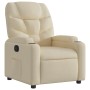 Sillón reclinable de tela crema de , Sillones - Ref: Foro24-372450, Precio: 232,50 €, Descuento: %