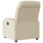 Sillón reclinable de tela crema de , Sillones - Ref: Foro24-372450, Precio: 232,50 €, Descuento: %