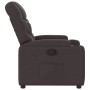 Sillón reclinable de tela marrón oscuro de , Sillones - Ref: Foro24-372446, Precio: 227,26 €, Descuento: %