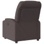 Sillón reclinable de tela marrón oscuro de , Sillones - Ref: Foro24-372446, Precio: 227,26 €, Descuento: %