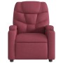 Sillón reclinable de tela rojo tinto de , Sillones - Ref: Foro24-372444, Precio: 227,26 €, Descuento: %