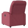 Sillón reclinable de tela rojo tinto de , Sillones - Ref: Foro24-372444, Precio: 227,26 €, Descuento: %