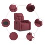 Sillón reclinable de tela rojo tinto de , Sillones - Ref: Foro24-372444, Precio: 227,26 €, Descuento: %