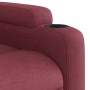 Sillón reclinable de tela rojo tinto de , Sillones - Ref: Foro24-372444, Precio: 227,26 €, Descuento: %