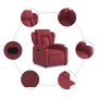 Sillón reclinable de tela rojo tinto de , Sillones - Ref: Foro24-372406, Precio: 234,61 €, Descuento: %