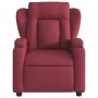 Sillón reclinable de tela rojo tinto de , Sillones - Ref: Foro24-372406, Precio: 263,70 €, Descuento: %