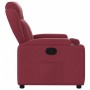 Sillón reclinable de tela rojo tinto de , Sillones - Ref: Foro24-372406, Precio: 234,61 €, Descuento: %