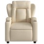 Sillón reclinable de tela crema de , Sillones - Ref: Foro24-372412, Precio: 228,33 €, Descuento: %