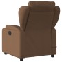 Sillón reclinable con masaje de tela marrón de , Sillones - Ref: Foro24-372419, Precio: 265,34 €, Descuento: %