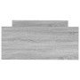 Sonoma gray engineered wood bed frame 100x200 cm by , Beds and slatted bases - Ref: Foro24-835937, Price: 106,64 €, Discount: %