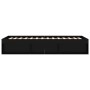 Estructura de cama negra 100x200 cm de , Camas y somieres - Ref: Foro24-3203832, Precio: 159,80 €, Descuento: %