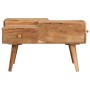 Mesa de centro de madera maciza de acacia 70x60x42 cm de , Mesas de centro - Ref: Foro24-247687, Precio: 205,75 €, Descuento: %