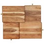 Mesa de centro de madera maciza de acacia 70x60x42 cm de , Mesas de centro - Ref: Foro24-247687, Precio: 205,75 €, Descuento: %