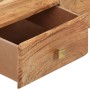 Mesa de centro de madera maciza de acacia 70x60x42 cm de , Mesas de centro - Ref: Foro24-247687, Precio: 205,75 €, Descuento: %