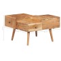 Mesa de centro de madera maciza de acacia 70x60x42 cm de , Mesas de centro - Ref: Foro24-247687, Precio: 205,75 €, Descuento: %