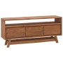 Solid mango wood TV cabinet 110x30x50 cm by , TV Furniture - Ref: Foro24-326117, Price: 235,80 €, Discount: %