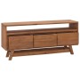 Solid mango wood TV cabinet 110x30x50 cm by , TV Furniture - Ref: Foro24-326117, Price: 235,80 €, Discount: %