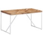 Solid mango and acacia wood dining table 140x70x76 cm by , Kitchen and dining tables - Ref: Foro24-323547, Price: 241,99 €, D...