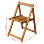 Folding garden chairs 2 units solid acacia wood by vidaXL, Garden chairs - Ref: Foro24-42660, Price: 83,99 €, Discount: %