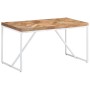 Solid mango and acacia wood dining table 140x70x76 cm by , Kitchen and dining tables - Ref: Foro24-323547, Price: 241,99 €, D...