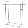 Perel Donkey double clothes rack 145x50x155 cm 75 kg MP62 by Perel, Dresser Organizers and Bar Hangers - Ref: Foro24-420423, ...