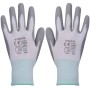 PU work gloves 24 pairs white and gray size 8/M by vidaXL, Safety gloves - Ref: Foro24-131378, Price: 25,00 €, Discount: %