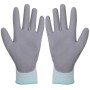 PU work gloves 24 pairs white and gray size 8/M by vidaXL, Safety gloves - Ref: Foro24-131378, Price: 25,00 €, Discount: %