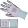 PU work gloves 24 pairs white and gray size 8/M by vidaXL, Safety gloves - Ref: Foro24-131378, Price: 25,00 €, Discount: %