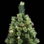 Árbol de Navidad artificial con bisagras 300 LED y bolas 210 cm de vidaXL, Arboles de navidad - Ref: Foro24-3210361, Precio: ...