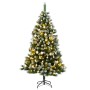 Artificial Christmas tree with hinges 300 LED and balls 180 cm by vidaXL, Christmas trees - Ref: Foro24-3210363, Price: 144,5...