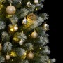 Artificial Christmas tree with hinges 300 LED and balls 180 cm by vidaXL, Christmas trees - Ref: Foro24-3210363, Price: 144,5...