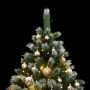 Artificial Christmas tree with hinges 300 LED and balls 180 cm by vidaXL, Christmas trees - Ref: Foro24-3210363, Price: 144,5...