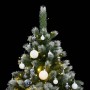 Künstlicher Weihnachtsbaum mit Scharnieren 300 LED und Kugeln 240 cm von vidaXL, Weihnachtsbäume - Ref: Foro24-3210425, Preis...